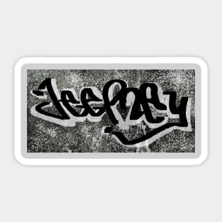 Jeepney Graffiti Sticker